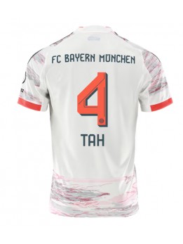 Muži Futbalové oblečenie Bayern Munich Jonathan Tah #4 2025-26 Krátky Rukáv - Preč Muži Futbalové oblečenie Bayern Munich Jonathan Tah #4 2025-26 Krátky Rukáv - Preč